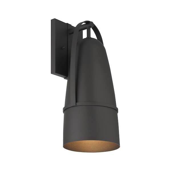 Designers Fountain Rue 18in 1-Light Black Modern Dark Sky Outdoor Hardwired Wall Lantern with No Bulbs Included D302M-7EW-BK - main
